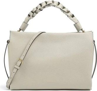 Coccinelle Boheme Grana Double Shoulder Bag - Dames - Handtassen - Beige - ONE Size - Leer - Tassen