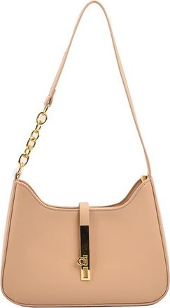 Generic Women Small Shoulder Bag Vegan Leather Purse and Handbags Elegant Underarm Bag Ladies Small Purse Clutch Totes (Khaki)