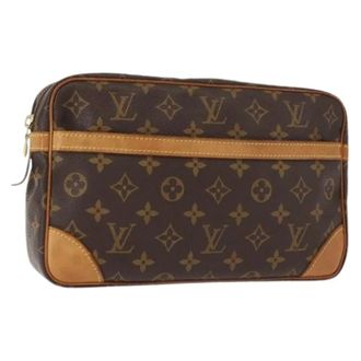 Louis Vuitton Clutch in Canvas Pre-owned - - Pre-owned - Donna - Marrone - ONE SIZE