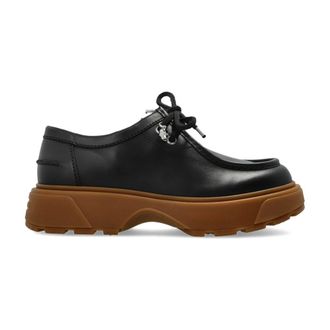 Alexander McQueen Alexander McQueen, Laced Shoes, male, Black, Size: 10 1/2 US Rover Shoe