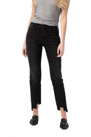 Frame Denim Le High Straight Front Triangle Gusset Jeans In Bombay