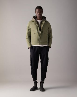 Moose Knuckles Mens Brixton Down Trucker Jacket