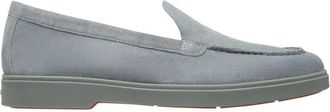 Santoni Stijlvolle Loafers - Dames - Loafers - Blauw - 37 1/2 EU - Su&egrave;de - Schoenen
