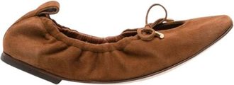 Scarosso Margot Ballerina - Dames - Ballerinas - Bruin - 35 EU - Leer - Schoenen