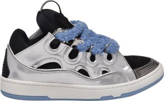 Lanvin Schoenen, Heren, Veelkleurig, 41 EU, Leer, Curb Metal Sneakers