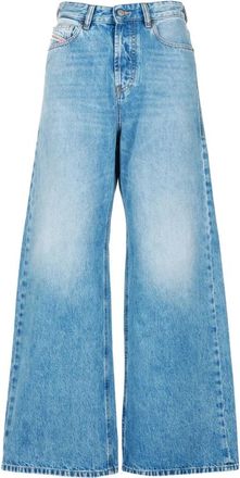Diesel 1996 D-Sire Jeans - Dames - Loose Fit Jeans - Blauw - W29 - Katoen - Jeans