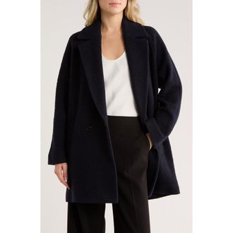 BOSS Calodin Wool Coat in Dark Blue at Nordstrom Rack, Size 0