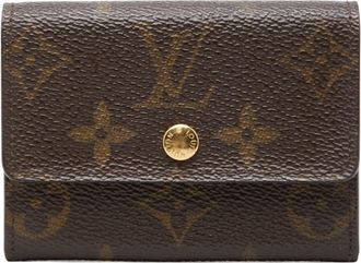Louis Vuitton Monogram Brown Pvc Leather Coin Purse/Coin Case (Pre-Owned)