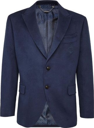 Billionaire Boys Club Crest Blazer - Heren - Blazers - Blauw - 2XL - Leer - Jassen