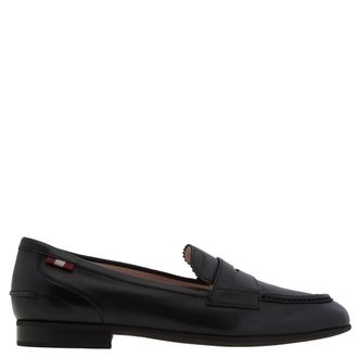 Bally Dielle Lambskin Penny Loafers, Brand Size 35 ( US Size 4.5 )