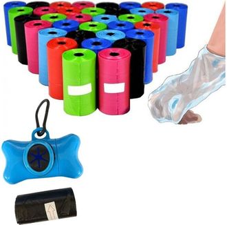 Trade Shop Trade Shop - 600 Sacchetti Igienici Per Bisogni Escrementi Cani Raccolta Feci Con Dispenser