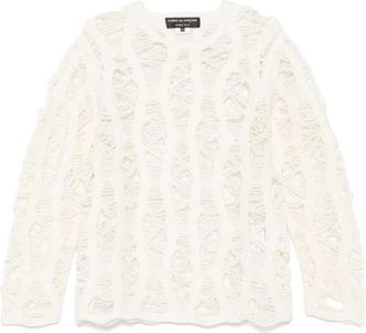 Comme Des Garçons Maglione traforato - Toni neutri