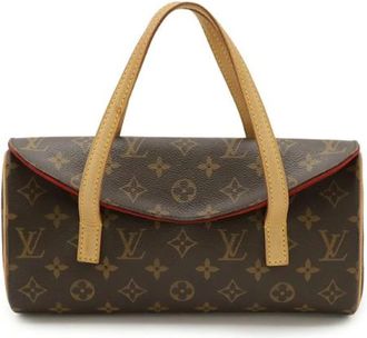 Louis Vuitton Pre-owned Handbags, female, Brown, Size: ONE SIZE Pre-owned Vintage Canvas Handbag