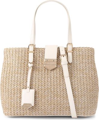 Carvela Womens Maria Midi Tote Bag - White Fabric - One Size