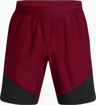 Under Armour Mens Elite Hybrid Bermuda Shorts - Red - Size: 37/36/32