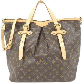 Louis Vuitton Tweedehands Canvas Louis Vuitton tassen - Dames - Vintage Handtas - Bruin - ONE Size - Vintage