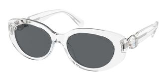 Swarovski SK6002 102787 Womens Sunglasses Clear Size 53