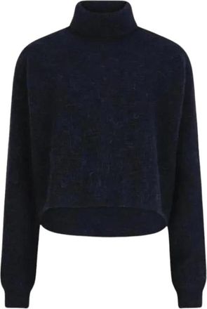 Dante6 Yuria Rollneck Sweater - Dames - Coltruien - Blauw - XS - Wol - Truien & Vesten