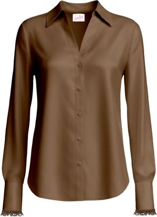 MC2 Saint Barth Shirts - Dames - Overhemden - Bruin - M - Overhemden