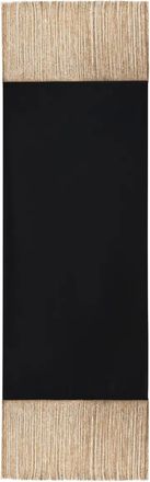 Taller Marmo Sciarpa Zizi Sole con frange - Nero