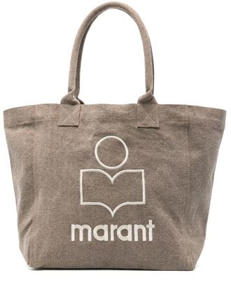 Isabel Marant Borsa tote Yenky piccola - Marrone