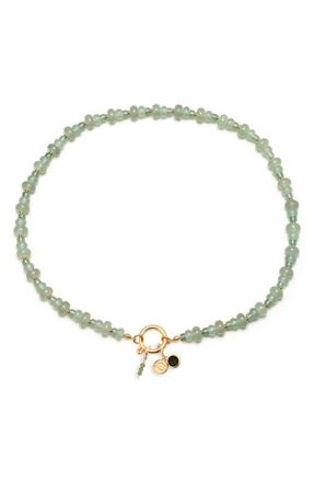 Little Words Project Dinner Party Charm Necklace in Green at Nordstrom
