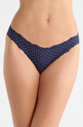 Free People Intimately FP Charlie Micro Bikini in Navy Dot at Nordstrom, Size X-Large