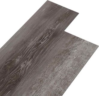 vidaXL Tableros De Suelo Aspecto De Madera Rayada 5,02 M&sup2; 36 Uds. Pvc Vidaxl