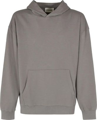 Frame Denim Felpa con polsini a coste - Grigio