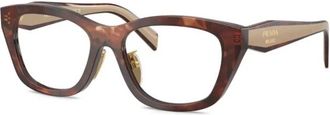 Prada Glasses, female, Brown, Size: 53 MM Optical Frame