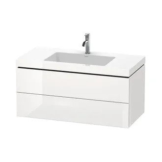 Duravit Duravit - Mobile Lavabo L-cube Wt Vero Air 500x1000x480mm Senza Foro Rubinetto In Cemento