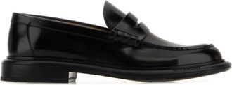 Givenchy Black Leather Loafers