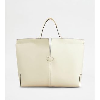 Tod's Tods Di Bag Folio in Leather Medium