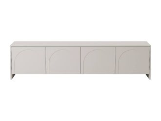 Vente-Unique TV Unit With 4 Doors - Beige - NALYRA By Maison C&eacute;phy