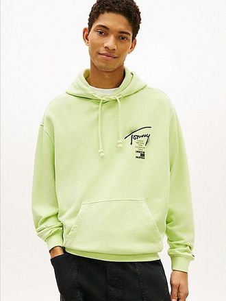 Tommy Hilfiger Signature Back Logo Washed Relaxed Hoody