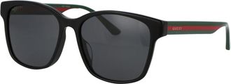 Gucci Stijlvolle zonnebril met Gg 0417Sk model - unisex - Zonnebrillen - Zwart - 55 MM - Accessoires