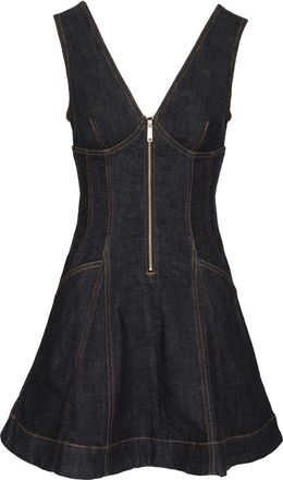Self Portrait Mini Denim Dress
