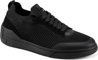 Karl Lagerfeld Auren Textured Knit Sneaker in Black at Nordstrom Rack, Size 10.5