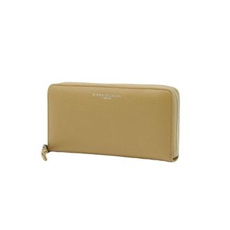 Gianni Chiarini Portemonnee van gehamerd leer - Dames - Accessoires - Beige - Maat: ONE Size Leer
