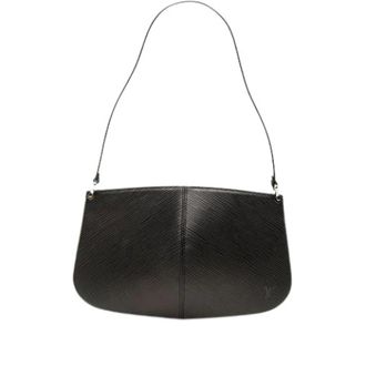 Louis Vuitton Pre-owned Pochette Demi Lune - Dames - Pre-owned - Zwart - Maat: ONE Size Zijde