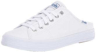 Keds Womens Kickstart Mule CORE Canvas Sneaker, White, 4.5 UK
