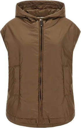 Max Mara Jassen, Dames, Bruin, S, Vests