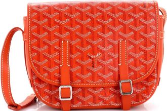 Goyard Belvedere Messenger Bag Coated Canvas with Leather PM