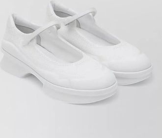 Prada mesh ballerina shoes