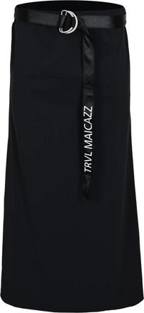 Maicazz Klassieke Zwarte Reisrok Pretty - Dames - Midirokken - Zwart - XS - Leer - Rokken