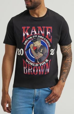 Wrangler Kane Brown Graphic T-Shirt in Jet Black at Nordstrom, Size Xx-Large