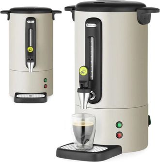 OEM Cafetera Con Grifo Y Bandeja De Goteo 7 L 1050 W - Gris Claro
