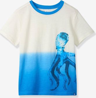 Hatley T-Shirt mit Oktopus Jungen Hatley himmelblau