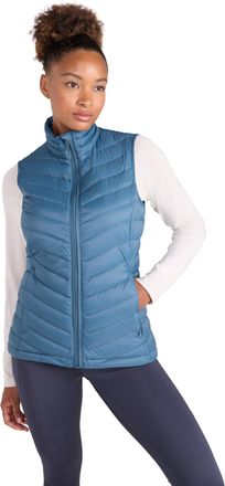 Mountain Warehouse Featherweight Womens Down Gilet - Lightweight Ladies Gilet Vest, Water Resistant Bodywarmer - For Travelling, Walking, Holiday & Outdoors Teal Womens 