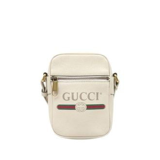 Gucci Pre-owned Cross Body Bags, female, White, Size: ONE SIZE Pre-owned Crossbody Bag